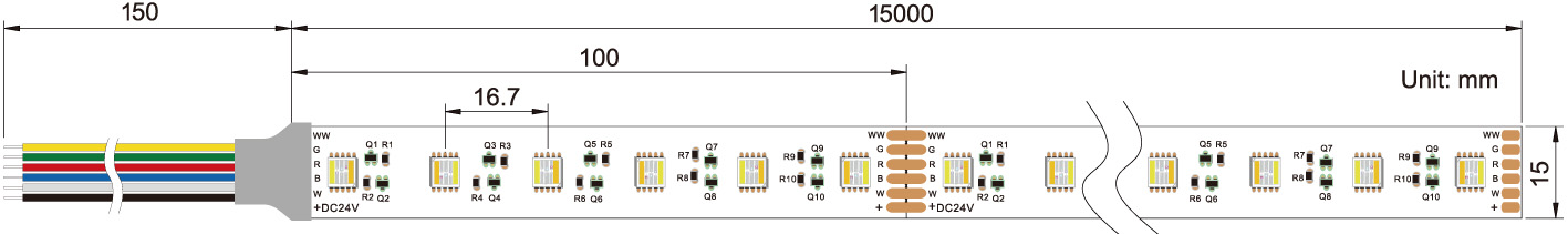 5in1 led strip