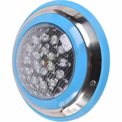 Flush-mounted underwater LED pool light